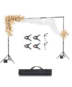 VEVOR Adjustable Backdrop Stand Kit 3x3 m