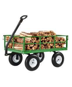 VEVOR Heavy-Duty Steel Garden Cart