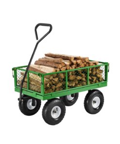 VEVOR Heavy-Duty Steel Garden Cart