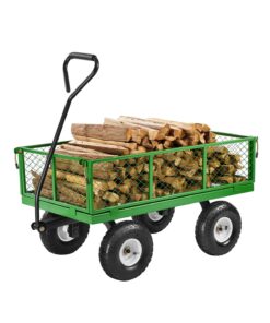 VEVOR Heavy-Duty Steel Garden Cart