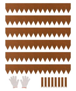 VEVOR Steel Landscape Edging 6-Pack 101 x 15 cm