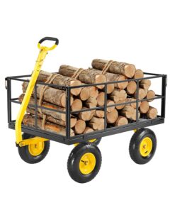 VEVOR Heavy-Duty Steel Garden Cart
