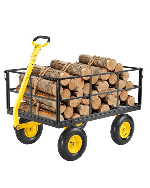VEVOR Heavy Duty Steel Garden Cart
