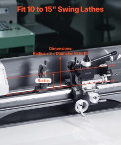 8-Piece Lathe Tool Holders for 250-300 mm Mini Lathes