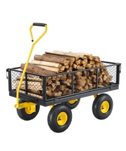 VEVOR Heavy-Duty Steel Garden Cart