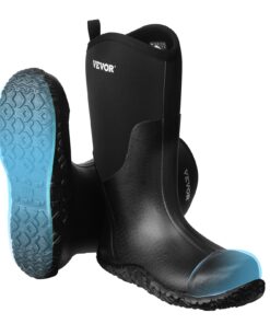 VEVOR Men's Steel Toe Rubber Work Boots – Waterproof