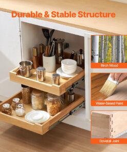 Soft-Close Wooden Drawer