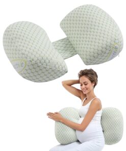VEVOR Adjustable Pregnancy Wedge Pillow – Soft & Breathable Maternity Support Cushion