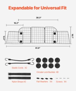 Heavy-Duty Steel Pet Divider for SUVs & Hatchbacks