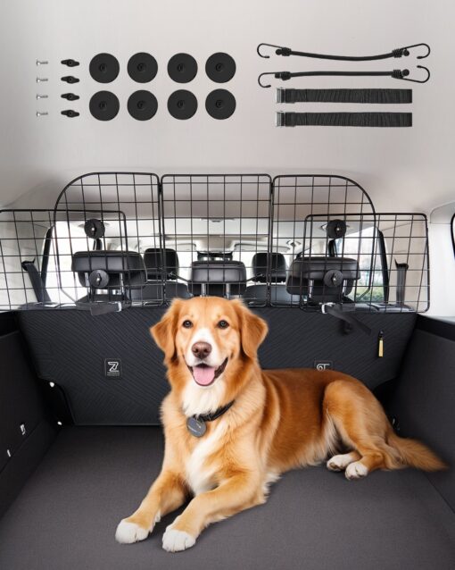 VEVOR Adjustable Dog Car Barrier 97 156 cm