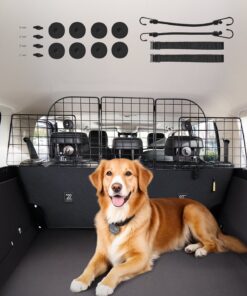 VEVOR Adjustable Dog Car Barrier 93-152 cm