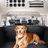 VEVOR Adjustable Dog Car Barrier 90 153 cm