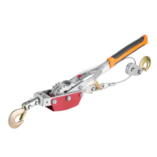 VEVOR 4 Ton Heavy Duty Come Along Winch with 3 Hooks 3 m Steel Cable