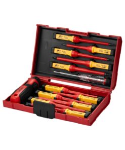 VEVOR 13-Piece Insulated Screwdriver Set – 1000V VDE Certified Electrician Tools with Magnetic Tips & Case