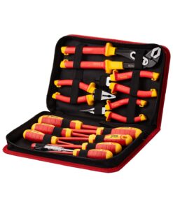 VEVOR 12-Piece Insulated Screwdriver Set for Electricians with Magnetic Tips & Tool Bag