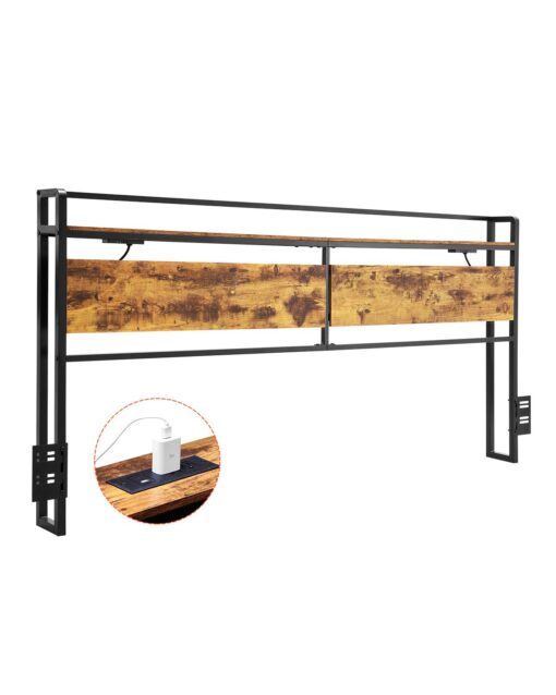 VEVOR King Size Headboard with Shelf Charging Station