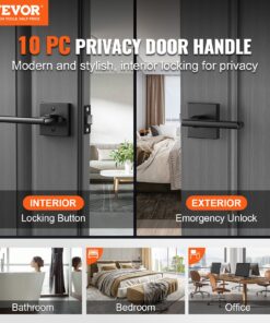 Reversible Interior Lever for Bedroom & Bathroom