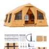VEVOR Täispuhutav Glamping Telgi 8 12 Inimest