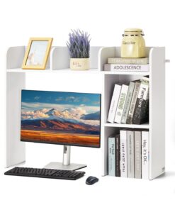 VEVOR 2-Tier Desktop Bookshelf