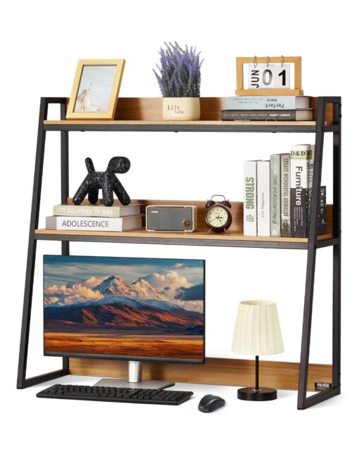 VEVOR 2 Tier Desktop Bookshelf Organizer