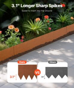 Weather-Resistant & Flexible Garden Border