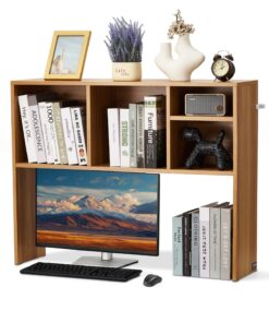 VEVOR Wooden Desktop Bookshelf