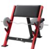 VEVOR Adjustable Preacher Curl Bench for Barbell  Dumbbell Bicep Training