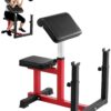 VEVOR Adjustable Preacher Curl Bench for Barbell  Dumbbell Bicep Training