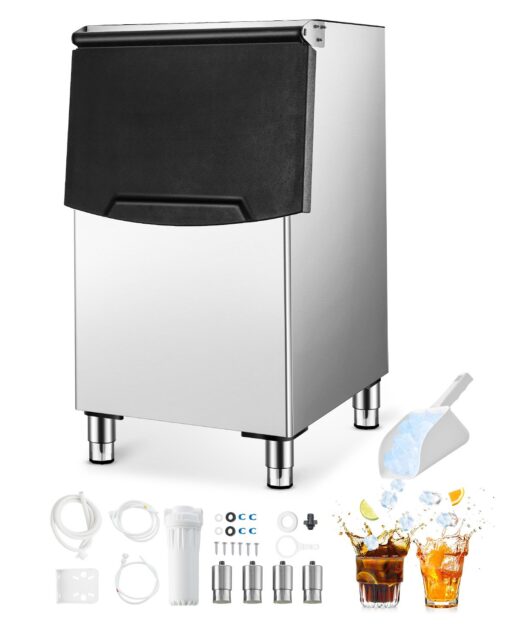 VEVOR Commercial Ice Storage Bin 1134 kg Capacity with Water Filter Insulation