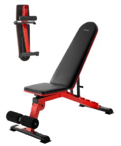 VEVOR Adjustable Weight Bench 1200lbs – Foldable Home Gym Strength Training with Multiple Positions
