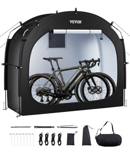 VEVOR Waterproof Outdoor Bike Storage Tent for 1 2 Bikes