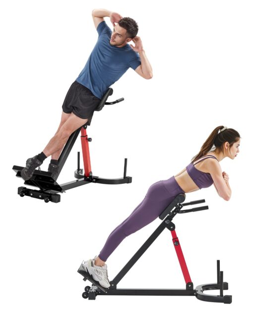 VEVOR Adjustable Roman Chair Hyperextension Bench
