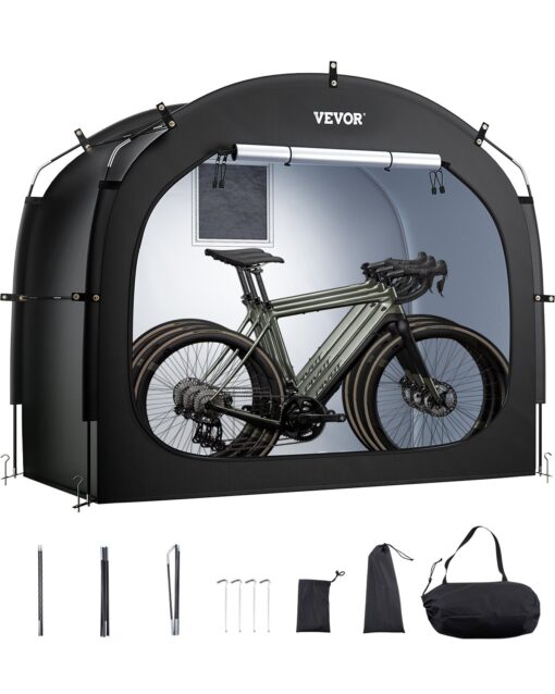 VEVOR Waterproof Outdoor Bike Storage Tent for 3 4 Bicycles