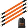 VEVOR Heavy Duty Axle Straps 5 cm x 98 cm with D Rings