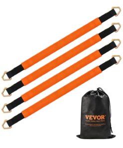 VEVOR Heavy-Duty Axle Straps 5 cm x 98 cm with D-Rings