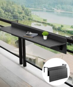 Складной Балконный Подвесной столик VEVOR 30 x 81 см