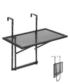 VEVOR Adjustable Balcony Hanging Table 48 x 61 cm