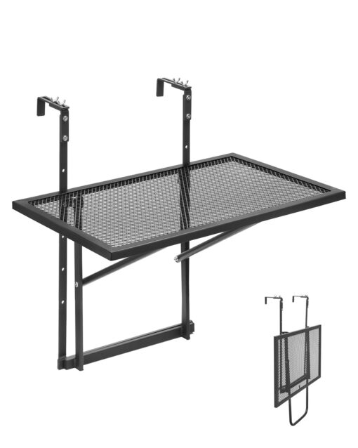 VEVOR Adjustable Balcony Hanging Table 48 x 61 cm