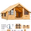 VEVOR Inflatable Glamping Tent for 5 8 People