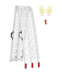 VEVOR 340 kg Aluminum Loading Ramp – Heavy-Duty Folding Ramp with Handle for Motorcycles & Bicycles