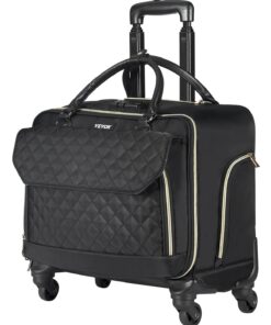 VEVOR 17.3'' Rolling Laptop Bag with 4 Wheels