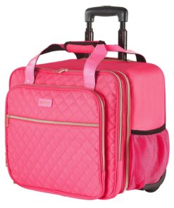 VEVOR 17.3'' Rolling Laptop Bag – Water-Resistant Wheeled Briefcase for Travel & Business
