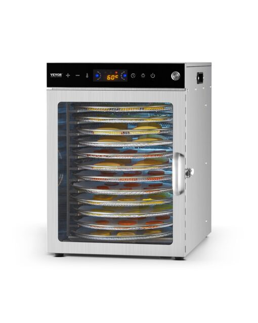 VEVOR 12 Tray Stainless Steel Food Dehydrator