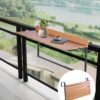 VEVOR Adjustable Balcony Hanging Table 38x99 cm
