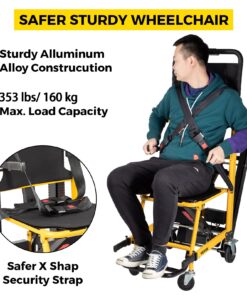 Dual-Use Evacuation Chair with Motorized Lift for Seniors & Patients