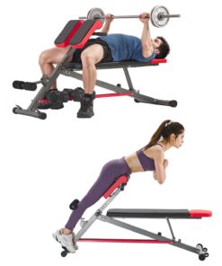 VEVOR Adjustable Roman Chair Back Extension Bench