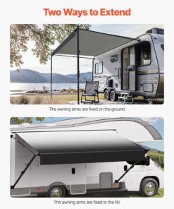 Waterproof & UV-Resistant Retractable Trailer Canopy