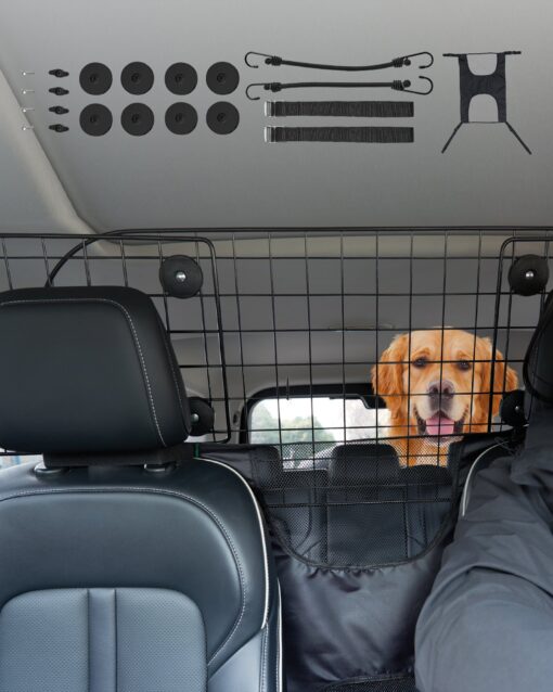 VEVOR Adjustable Dog Car Barrier 90 154 cm