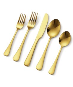 VEVOR 100-Piece Stainless Steel Flatware Set – Cutlery Set for 20