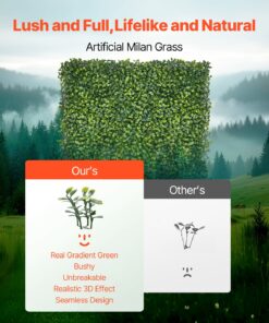 Green Privacy Screen for Indoor & Outdoor Decor